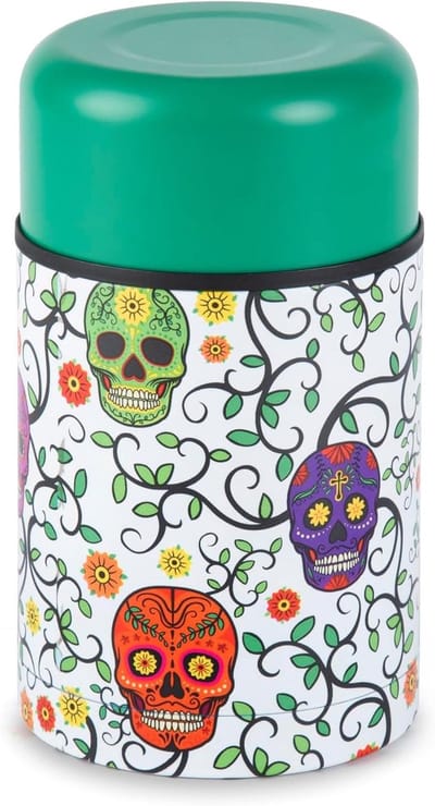 Thermo lunchbox - Roestvrijstalen container - Lunch onderweg - Houdt 6 uur warm - 750 ml - Meerkleurig