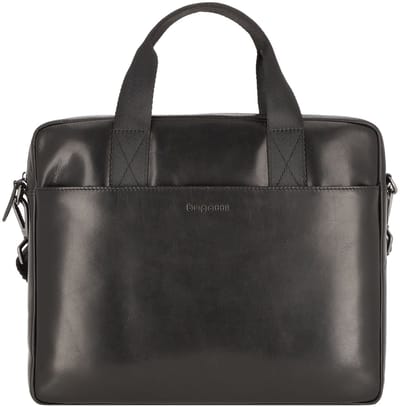 bugatti Business tas Schoudertas met laptopvak Romano Briefcase Black Zwart
