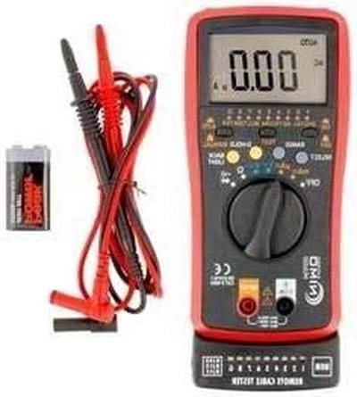 Digitale Multimeter - Netwerktester - Elektrische Klussen - Automatische Functieselectie - 15 x 127 x 77 cm - Grijs