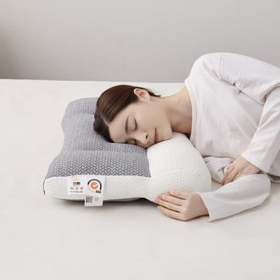 Memory Orthopedisch Katoenen Kussen 40x70cm Slow Rebound Zacht Geheugen Slaapkussens Ergonomisch Gevormd Ontspan De Cervicale Voor Volwassenen 36X66CM