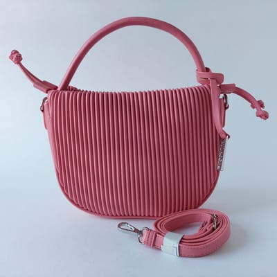 Bulaggi hand- en schoudertas – Diep roze – Vegan – Dames