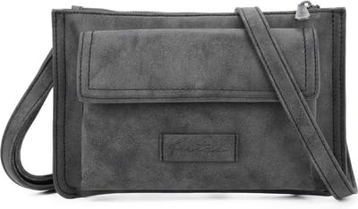 Fritzi aus Preußen Schoudertas Vintage Fritzi45 Crossbody Black Idol Zwart