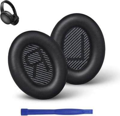 Vervangende Oorkussens voor QuietComfort 35, QC35 II, QC25, QC15, QC2 - Zacht Geheugenfoam, Geluidisolatie en Comfortabele Pasvorm