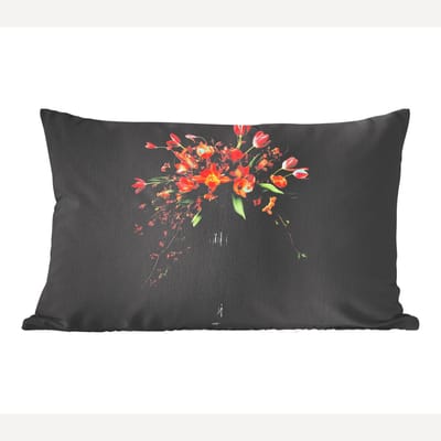 Sierkussens - Kussentjes Woonkamer - 60x40 cm - Sierlijk - Boeket - Vaas
