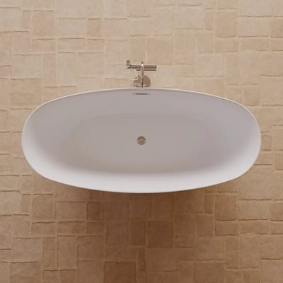 SPALINA - Vrijstaand bad - Exquise 160 blanche, 160 x73 x67 cm, Wit