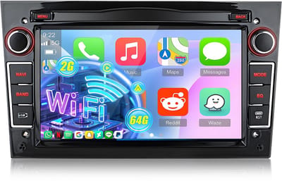 Hexinex - Autoradio - Geschikt Voor Opel Meriva Corsa C D Astra G H - 2+64GB Carplay FM RDS