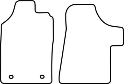 Automatten | Mattenset Mercedes Vito - Voorset - 2010 - 2015
