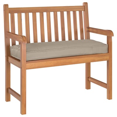 vidaXL Kussen Oxford Stof Taupe 100 x 40 x 8 cm
