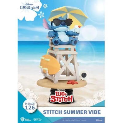 Beast Kingdom Toys Disney D-Stage PVC Diorama Stitch Summer Vibe 16 cm Dioramas