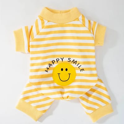 OLOEY Hondenpyjama's voor kleine honden- jongens en meisjes- hondenonesie- jumpsuit- gestreepte berenhondenkleding- kattenkleding- hondenoveralls- shirt voor honden- hondentrui- warme jas- huisdierkleding voor kleine honden- feestkleding