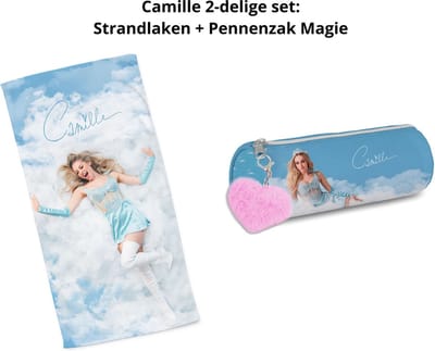 Camille Dhont - Camille 2-delige set: Strandlaken Magie + Pennenzak Magie
