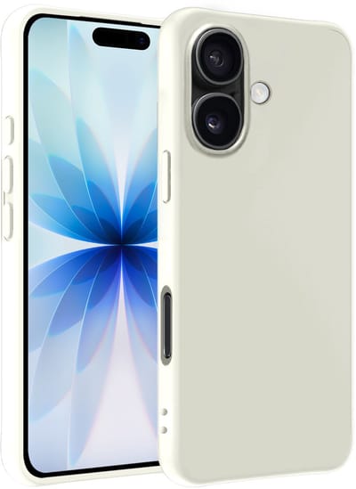 Hoesje - Geschikt voor Apple iPhone 17 - Sterk & Shockproof - Siliconen Case - Hoes Cover - Telefoonhoes - Wit