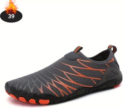 Nivard Waterschoenen Voor Kinderen & Volwassenen - Aqua Shoes - Aquaschoenen - Afzwemschoenen - Zwemles Schoenen - Grijs - 39