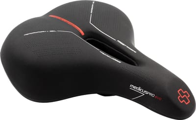 ACROPAQ Fietszadel – Medisch city fietszadel met traagschuim – Super comfort, waterdicht, innovatief Medicus concept – Voor dames en heren – Fiets zadel