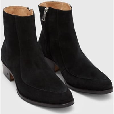 John Varvatos Ludlow Beetle Boot Mineral Blk Maat: 8.5 | Laarzen Outlet | Heren | Zwart