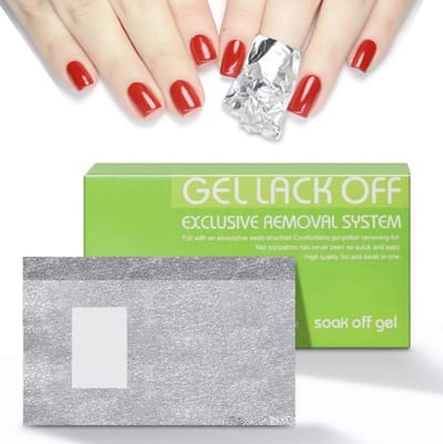Goodbitz® - Gellak Remover Pads - 100 stuks - Gellak Remover wraps - Soak Off Folie - Nail Wraps - Removal Wipes - Remover wraps - Soak Off - Gellak folie wraps - Gellak remover - Nailcleaner - Gellak verwijderen - Gellak cleaner