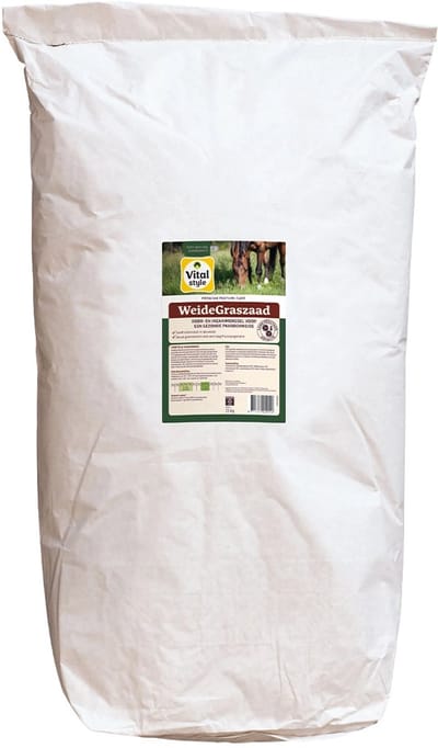 VITALstyle WeideGraszaad - Graszaad Voor Een Gezonde Paardenweide - Met o.a. Rietzwenkgras & Roodzwenkgras - 15 kg