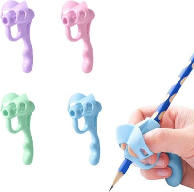 Ergonomische Potloodgrepen - Handwriting Hulp voor Kinderen en Peuters, Verbeter Grip en Comfort, Multicolour Schrijfcorrectoren voor Kinderen