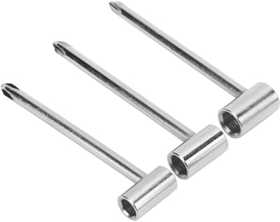 Allecto - Guitar Neck Adjustment Tool - Truss Rod Sleutel Set - Onderhoud voor Gitaar - 6.35mm 7mm 8mm Formaat - Essentieel Gereedschap voor Muzika..