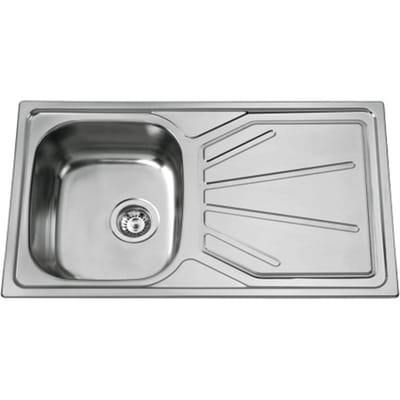 Van Marcke Inbouwspoelbak Go Legato 1 Bak Rvs 86x50cm