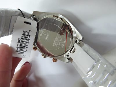 Guess Resistance Multifunctioneel Horloge Zilverkleurig En Roségoudkleurig Kast Gemaakt Van 100% Roestvrij Staal En Een Band Van 100% Roestvrij Staal 44 GW0714G1, GW0714G2, GW0714G3, GW0714G4