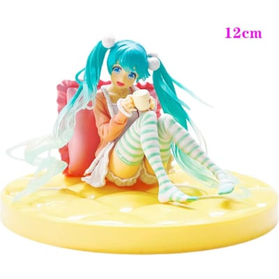 Anime Hatsune Miku Figuur Bruidsjurk Actiefiguren Kawaii Zwempak Vocaloid PVC Verzamelfiguur Speelgoed Meisjescadeau NO BOX