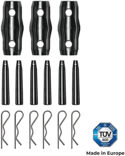 Truss koppelset - incl. 3 koppelingen, 6 pinnen, 6 clips - Altura FA33