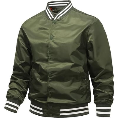 Uniforme de baseball pour hommes, veste de bombardier américaine pour printemps et automne, veste de couple pour hommes et femmes du même style, veste de travail tendance 5XL gray