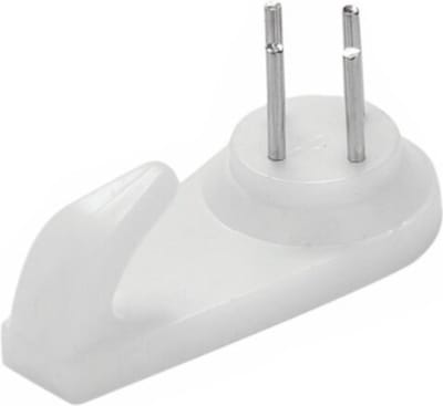 FSW-Products - 5 Stuks - Fotolijsthaakjes - Fotolijst haken - Ophanghaken - 4 x 1.9 cm - Betonhaken - Wit