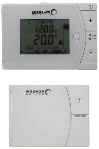 Brötje Raumthermostat Drahtlos (Funk), Typ RTD D, 7312960