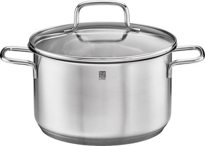 Rösle Basic Line - Basic Line Kookpan Hoog Ø 24 cm - Roestvast Staal - Zilver -
