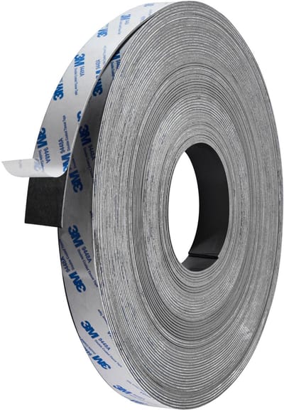 25mm - Zelfklevende Magnetische Tape / Premium Magneetband - 1mm dik - Rol van 30 Meter