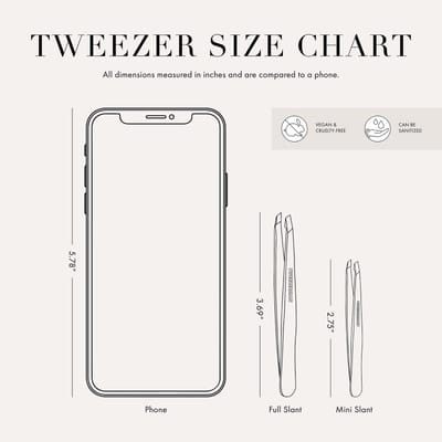 Tweezerman Slant® Pincet 1230-BR - Midnight Sky