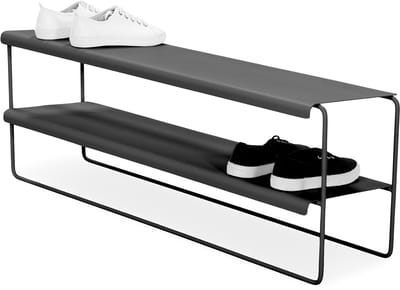 Spinder Design schoenrek Nivo 100 - Zwart - 10 paar schoenen - Staal