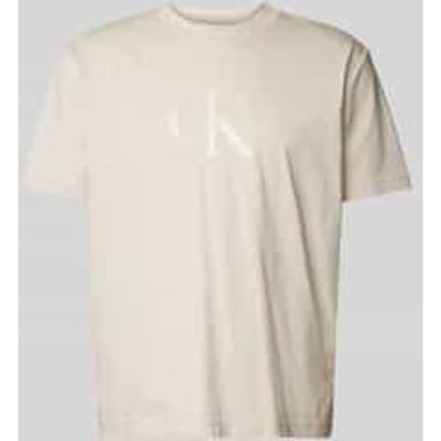 T-shirt met labelprint