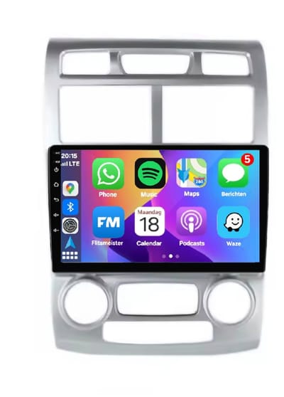 Autoradio 2/32 met Carplay en Android auto | Geschikt voor Kia Sportage 2 2004-2010 | Radio scherm met Navigatie | 2004 2005 2006 2007 2008 2009 2010