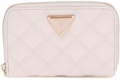 GUESS Portemonnee Giully II SLG Medium Zip Around Wallet Creme White Crème