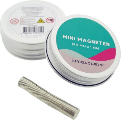 Super sterke magneten - 8 x 1 mm (10-stuks)
