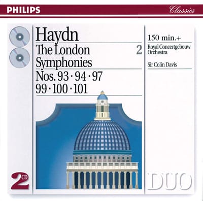 Royal Concertgebouw Orchestra, Sir Colin Davis - Haydn: The London Symphonies - Nos. 93, 94, 97 & 9 (2 CD)