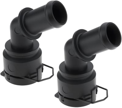 Dailygoody - Coolant Flange Connector - 2x Verbinding voor Audi en Skoda - Onderdeel - Auto accessoires - Geschikt voor diverse modellen - Kwaliteitso