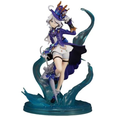23CM Genshin Impact Furina de Fontaine meisje Figuur PVC Actie Verzamelaar Anime Model Volwassen pop Speelgoed cadeaus gray