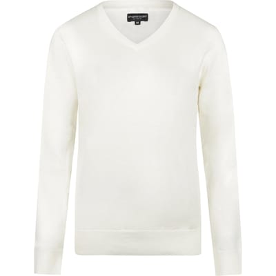 McGregor V-neck Sweater Off White Size: S | Sweaters Outlet | Heren | Wit