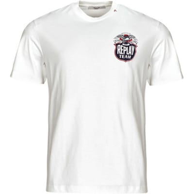 Replay M3278 .000.23608p T-shirt Met Korte Mouwen Wit M Man