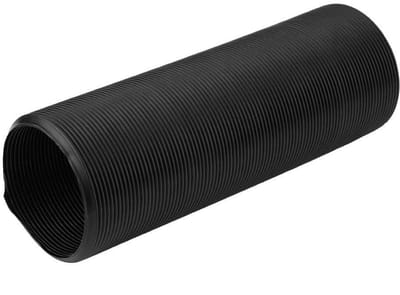 Dailygoods - Auto aanzuigbuis - siliconen slang - flexibele expansiebuis - zwart - luchtinlaat - 63 mm - geschikt voor diverse voertuigen - 25-100 cm