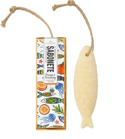 Castelbel Sardine soap-on-a-rope - 80gr - zeep aan touw Orange&Rozemarijn