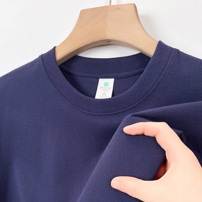 Nouveaux produits d'été pour hommes et femmes, T-shirt à manches courtes 100% coton, T-shirt de sport à col rond fin pour jeunes et personnes d'âge moyen 3XL beige