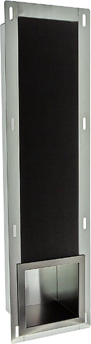 Inbouw Reserve Toiletrolhouder - Leoni Reson - RVS - Gunmetal Grijs