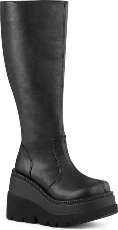 DemoniaCult - SHAKER100WC Plateau Laarzen - US 5 - 35 Shoes - Zwart