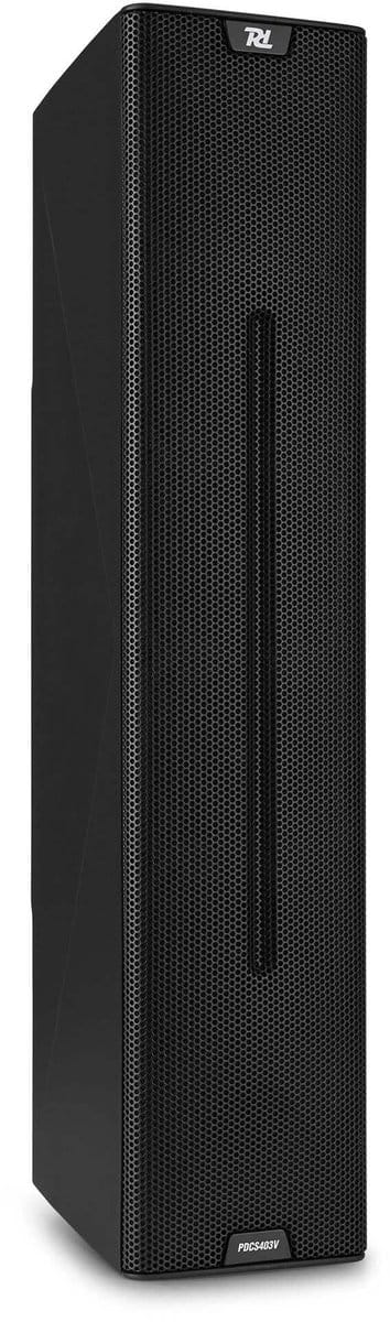Power Dynamics PDCS403V 100V verticale kolomluidspreker - Outdoor zuil luidspreker - IP44 - Zwart
