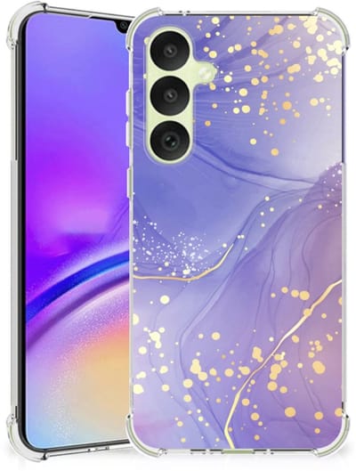 Back Cover voor Samsung Galaxy A35 Watercolor Paars